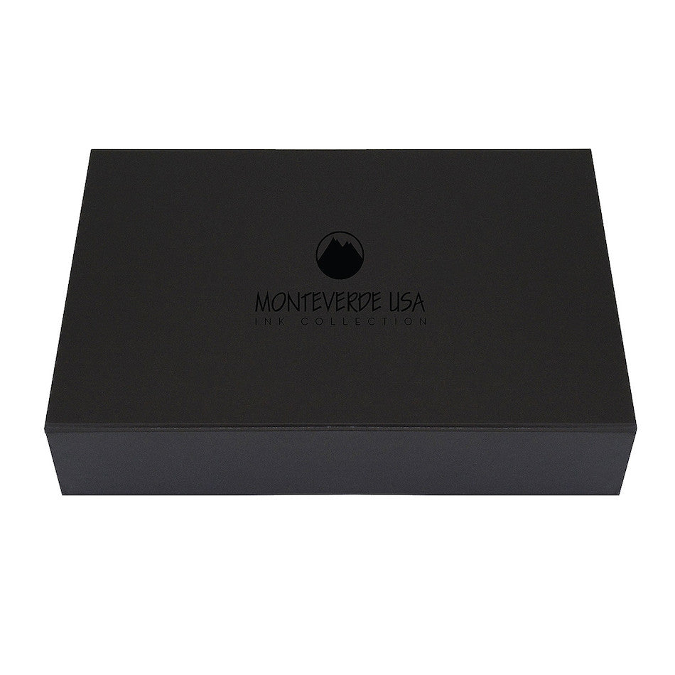 Monteverde Noir Collection 10-Piece Ink Bottle Gift Set by Monteverde at Cult Pens