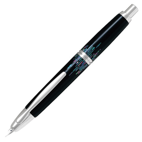Namiki Raden Stripes Capless Fountain Pen by Namiki at Cult Pens