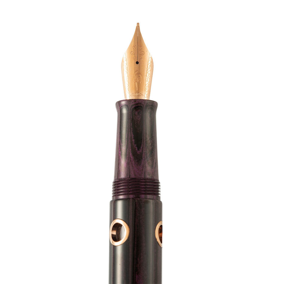 Nahvalur Nautilus Fountain Pen Stylophora Berry by Nahvalur at Cult Pens