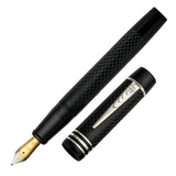 Onoto Magna Classic Fountain Pen Black Chased by Onoto at Cult Pens