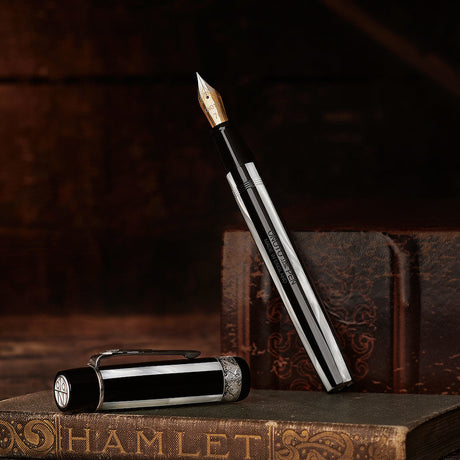 Onoto Shakespeare 18ct Gold Nib Fountain Pen Hamlet Limited Edition by Onoto at Cult Pens