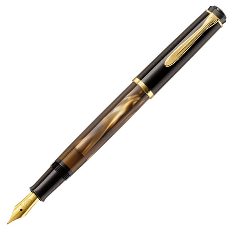 Pelikan Classic M200 Brown Marbled Fountain Pen by Pelikan at Cult Pens