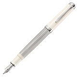 Pelikan Souveran M405 Fountain Pen Silver White by Pelikan at Cult Pens