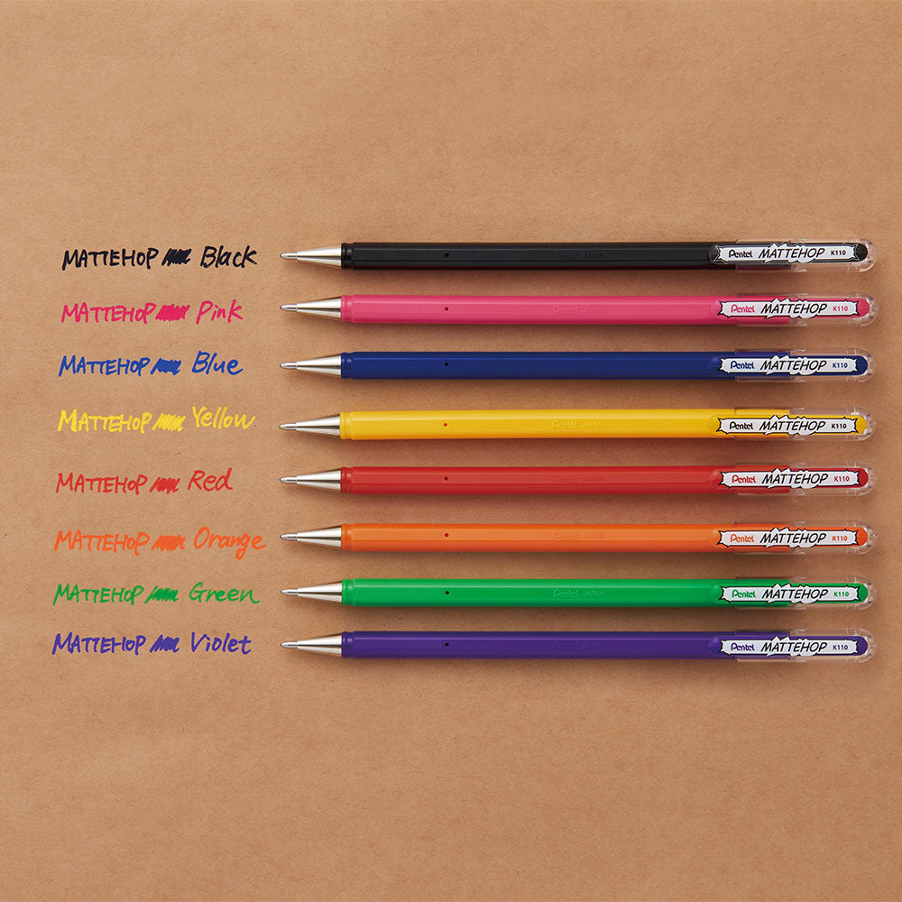 Pentel Mattehop 1.0mm Gel Pen by Pentel at Cult Pens