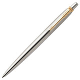 Parker Jotter Ballpoint Pen Stainless Steel Gold Trim by Parker at Cult Pens