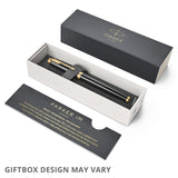 Parker IM Fountain Pen Brushed Metal with Gold Trim by Parker at Cult Pens