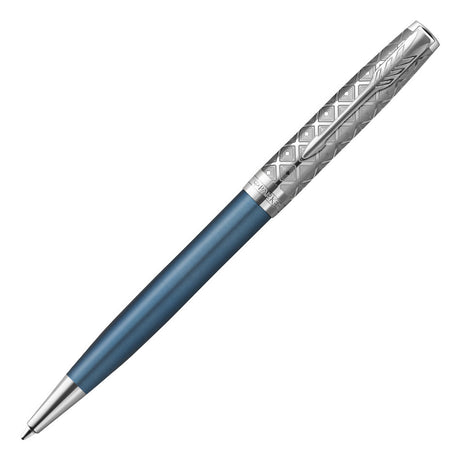 Parker Sonnet Ballpoint Pen Metal Blue by Parker at Cult Pens