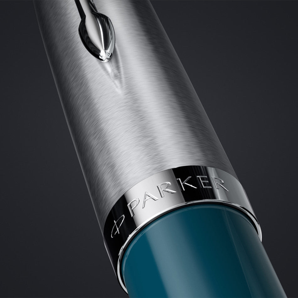 Parker 51 Fountain Pen Teal Blue by Parker at Cult Pens