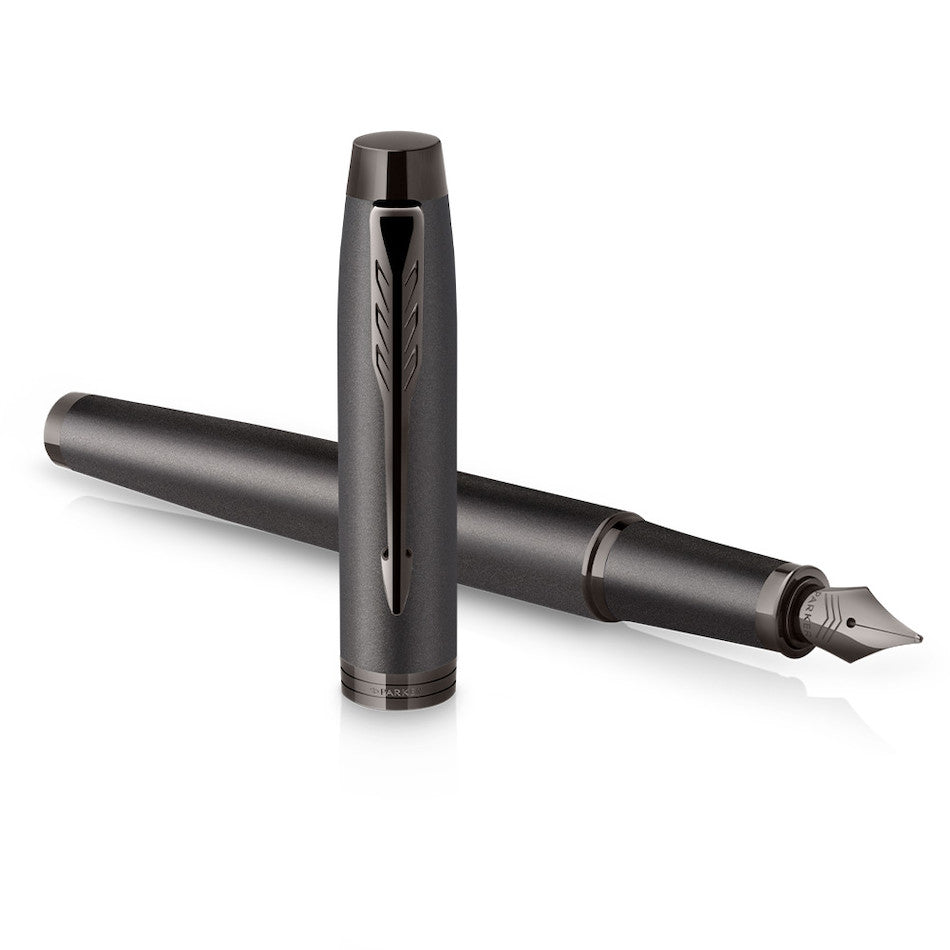 Parker IM Monochrome Titanium Fountain Pen by Parker at Cult Pens