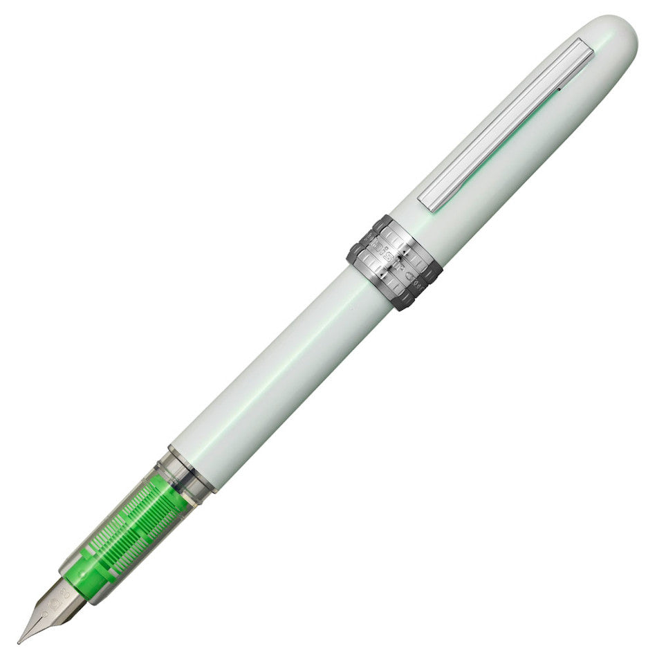 Platinum Plaisir Aura Fountain Pen Healing Green Limited Edition by Platinum at Cult Pens