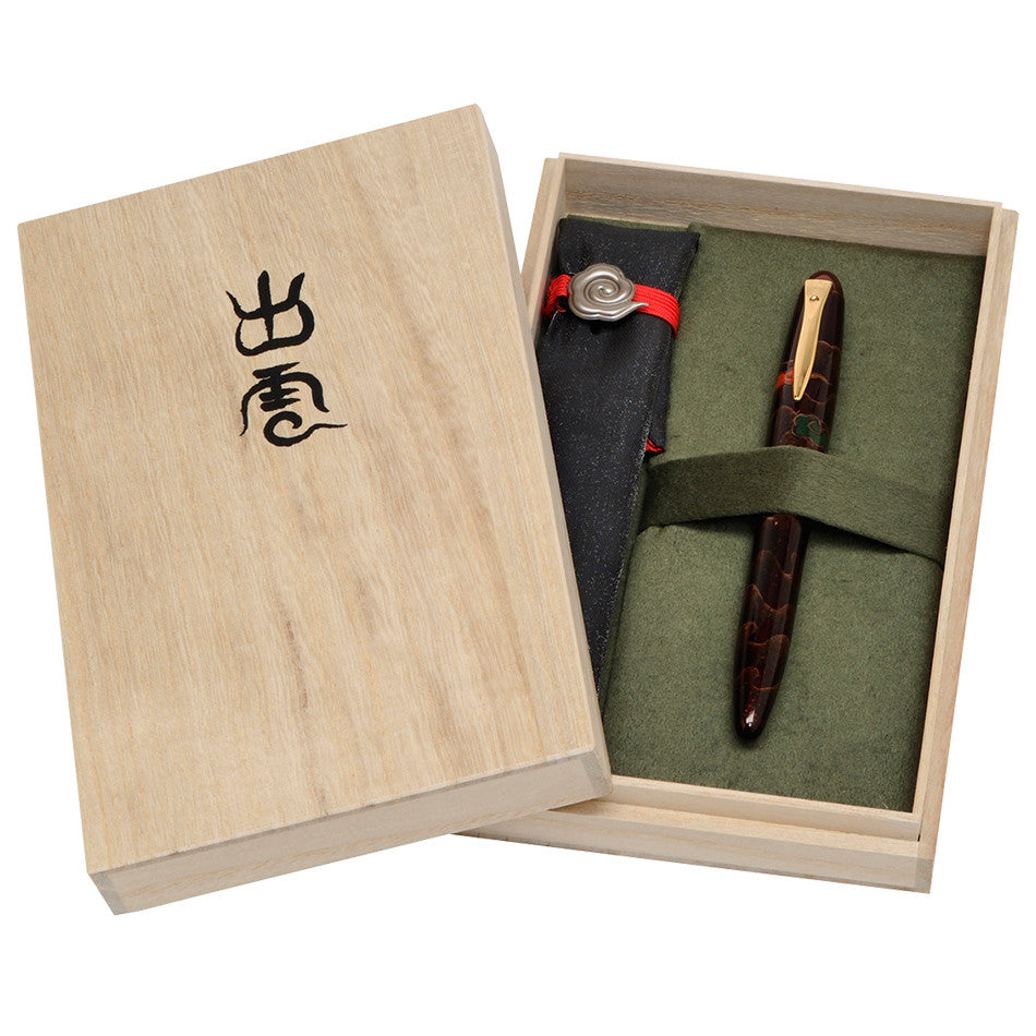 Platinum Izumo Bamboo Yokoajiro Weave Fountain Pen by Platinum at Cult Pens