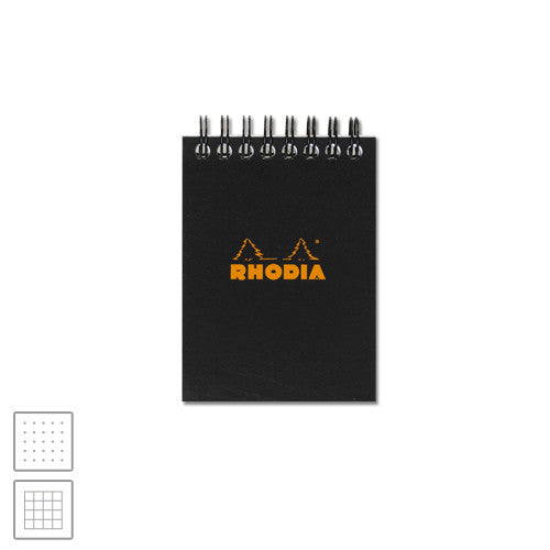 Rhodia Classic Wirebound Notepad A7 (75 x 105) by Rhodia at Cult Pens