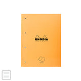 Rhodia Side-Punched Notebook A4+ (210 x 318) by Rhodia at Cult Pens