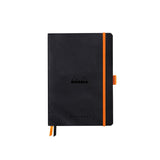 Rhodia Rhodiarama Softcover Goalbook With White Paper A5 Black by Rhodia at Cult Pens