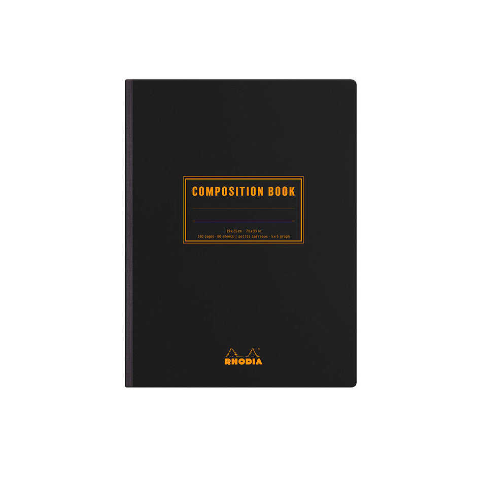 Rhodia Composition Book B5 Black by Rhodia at Cult Pens