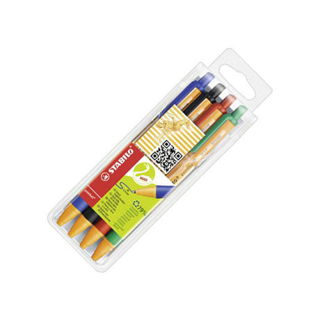 STABILO PointBall Ballpoint Pen Assorted Wallet of 4 by STABILO at Cult Pens