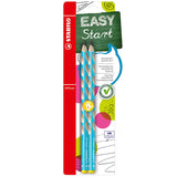 STABILO EASYgraph Handwriting Pencil Twin-Pack Blue by STABILO at Cult Pens