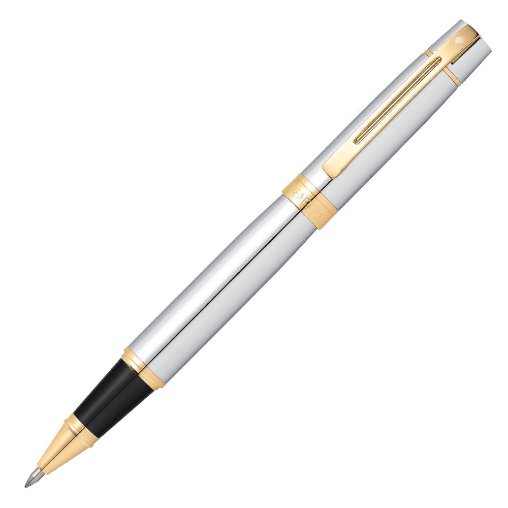 Sheaffer 300 Rollerball Pen Bright Chrome with Chrome Trim by Sheaffer at Cult Pens