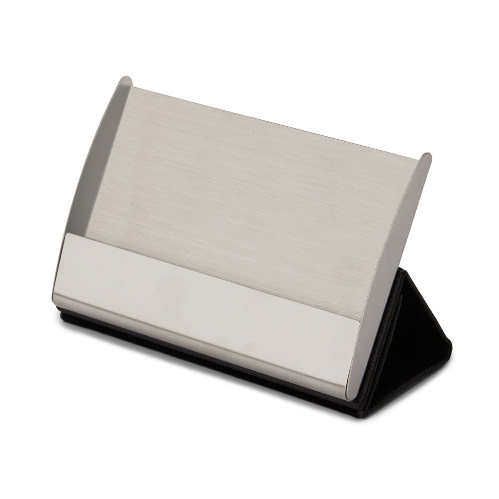 Sheaffer 100 G9306 Ballpoint Pen Chrome with Nickel Trim and Business Card Holder Set by Sheaffer at Cult Pens