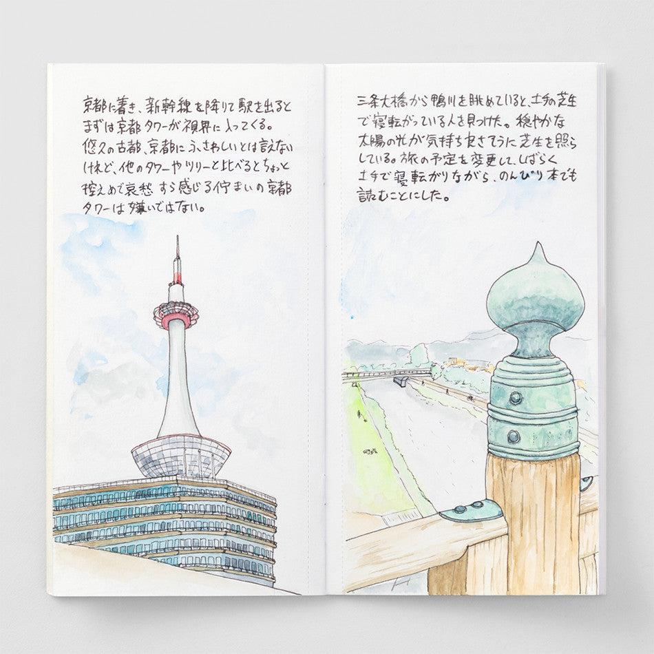 TRAVELER'S COMPANY Notebook Refill Watercolour Paper by TRAVELER'S COMPANY at Cult Pens