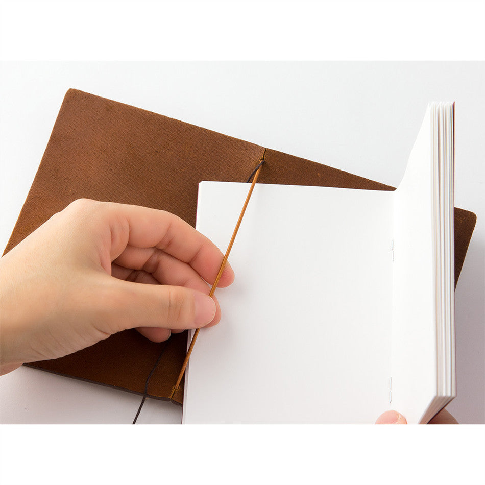 TRAVELER'S COMPANY Traveler's Notebook Leather Passport Size Camel by TRAVELER'S COMPANY at Cult Pens