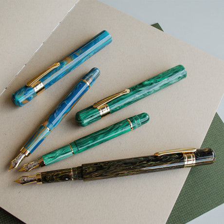 Taccia Covenant Fountain Pen Blue Apatite by Taccia at Cult Pens