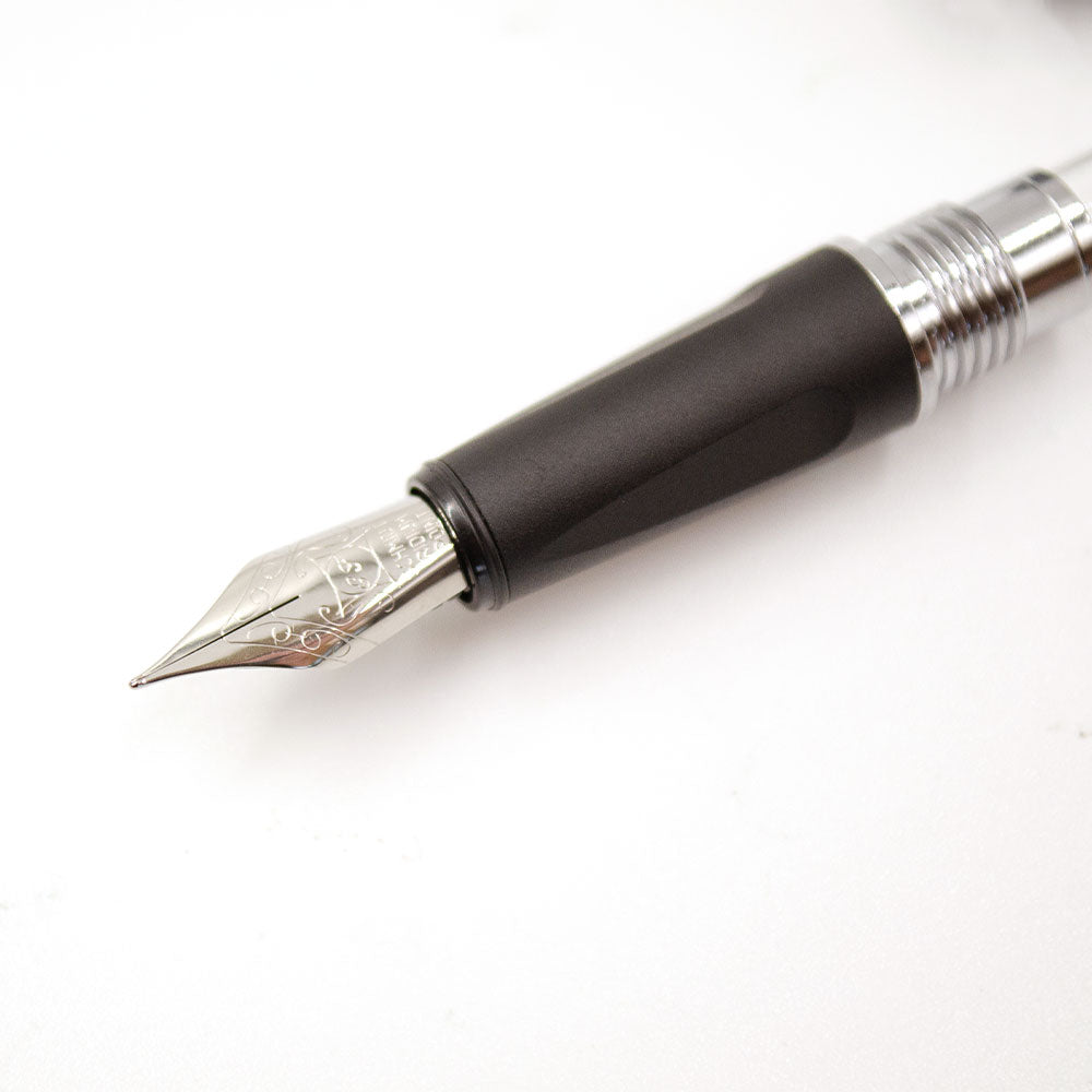 Taccia Facet Fountain Pen Clear Black by Taccia at Cult Pens