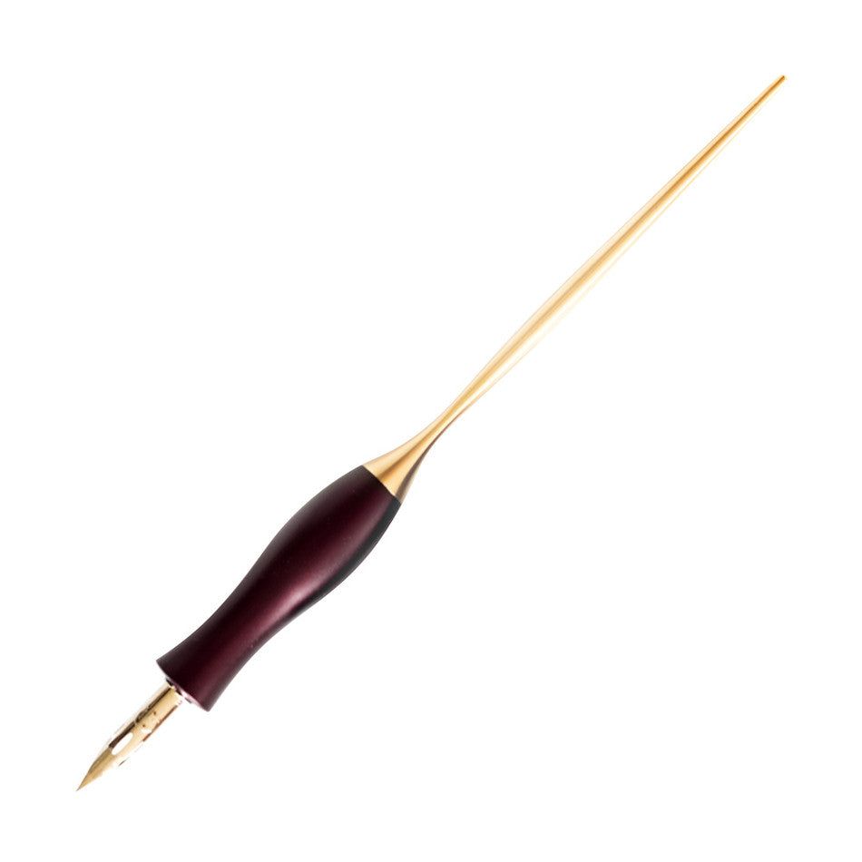 Tom's Studio The Bloom Straight Nib Holder Mulberry by Tom's Studio at Cult Pens