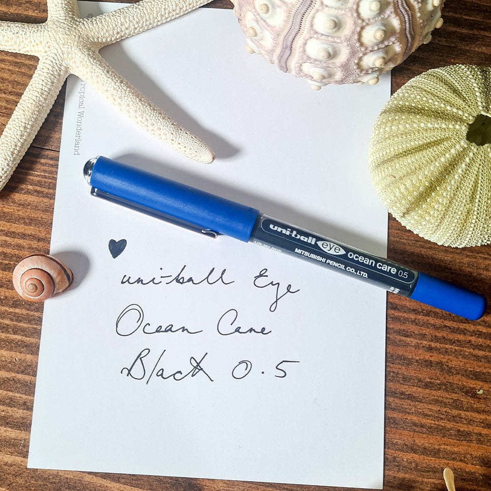 Uni-Ball Eye Ocean Care UB-157 Rollerball Pen by uni-ball at Cult Pens