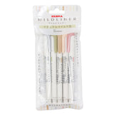 Zebra Mildliner Pen Set Natural by Zebra at Cult Pens